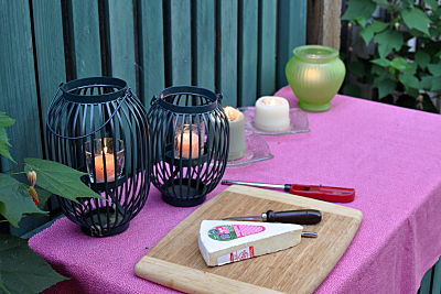 Candles on Sideboard