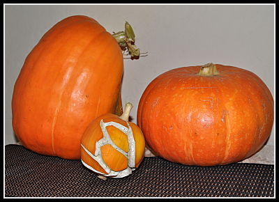 Three Pumpkins