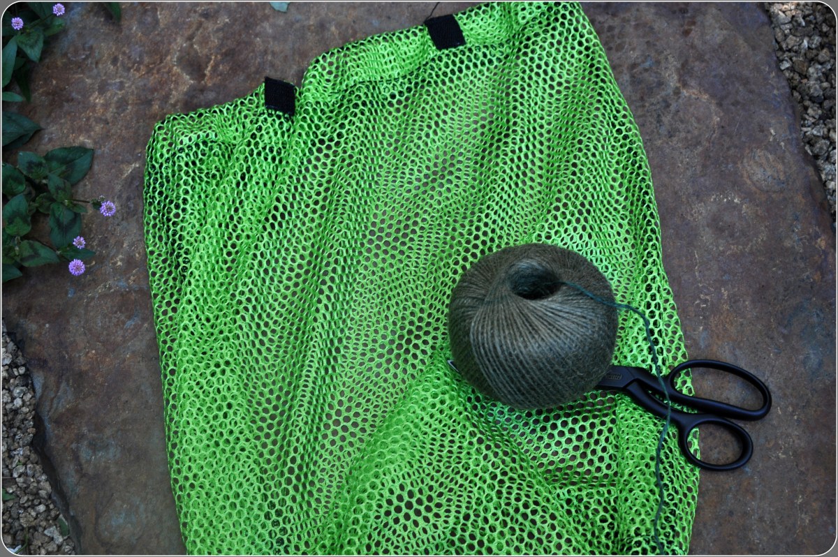 Mesh Grocery Bag and twine