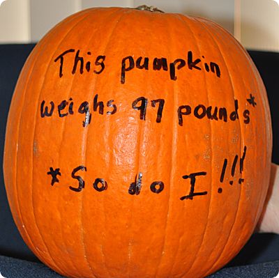 Lying pumpkin