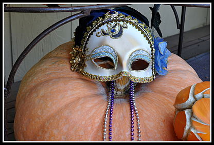Mardi Gras Pumpkin