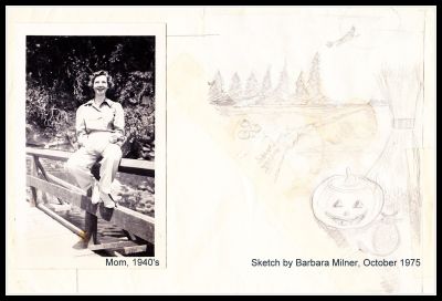 Mom's Halloween Sketch Mom's Halloween Sketch