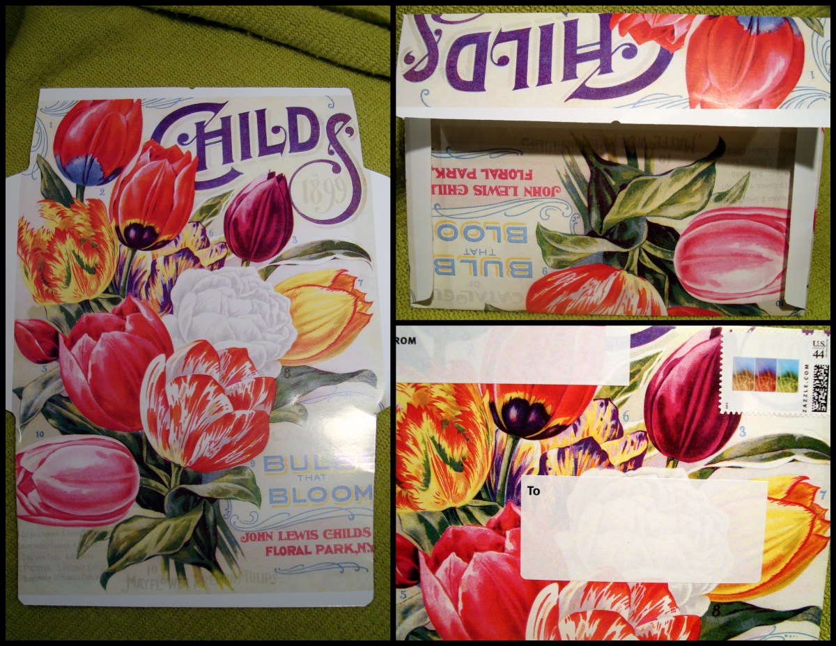 Calendar to envelope collage