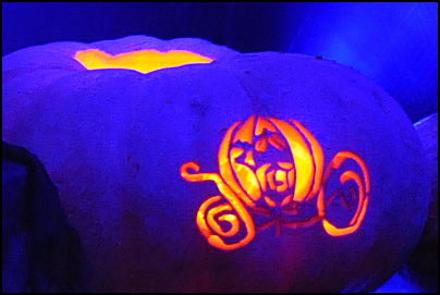 carved cinderella pumpkin
