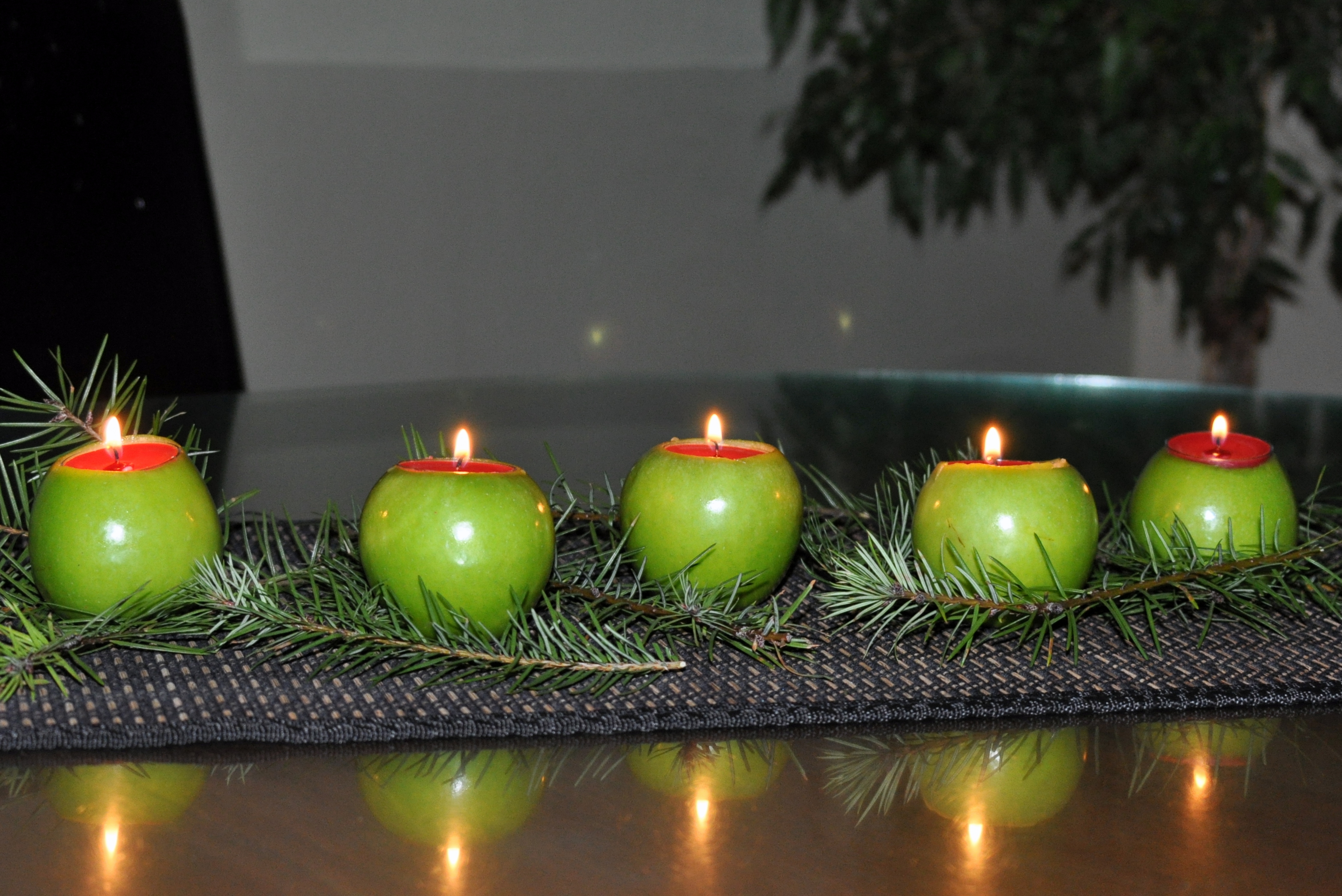 Apple Candles