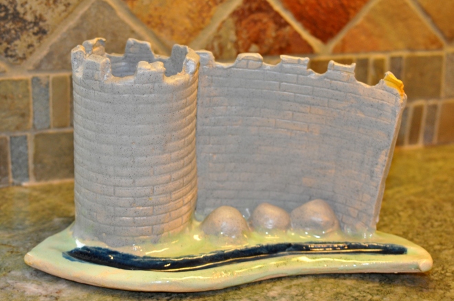 Ceramic Clay Medieval Turret