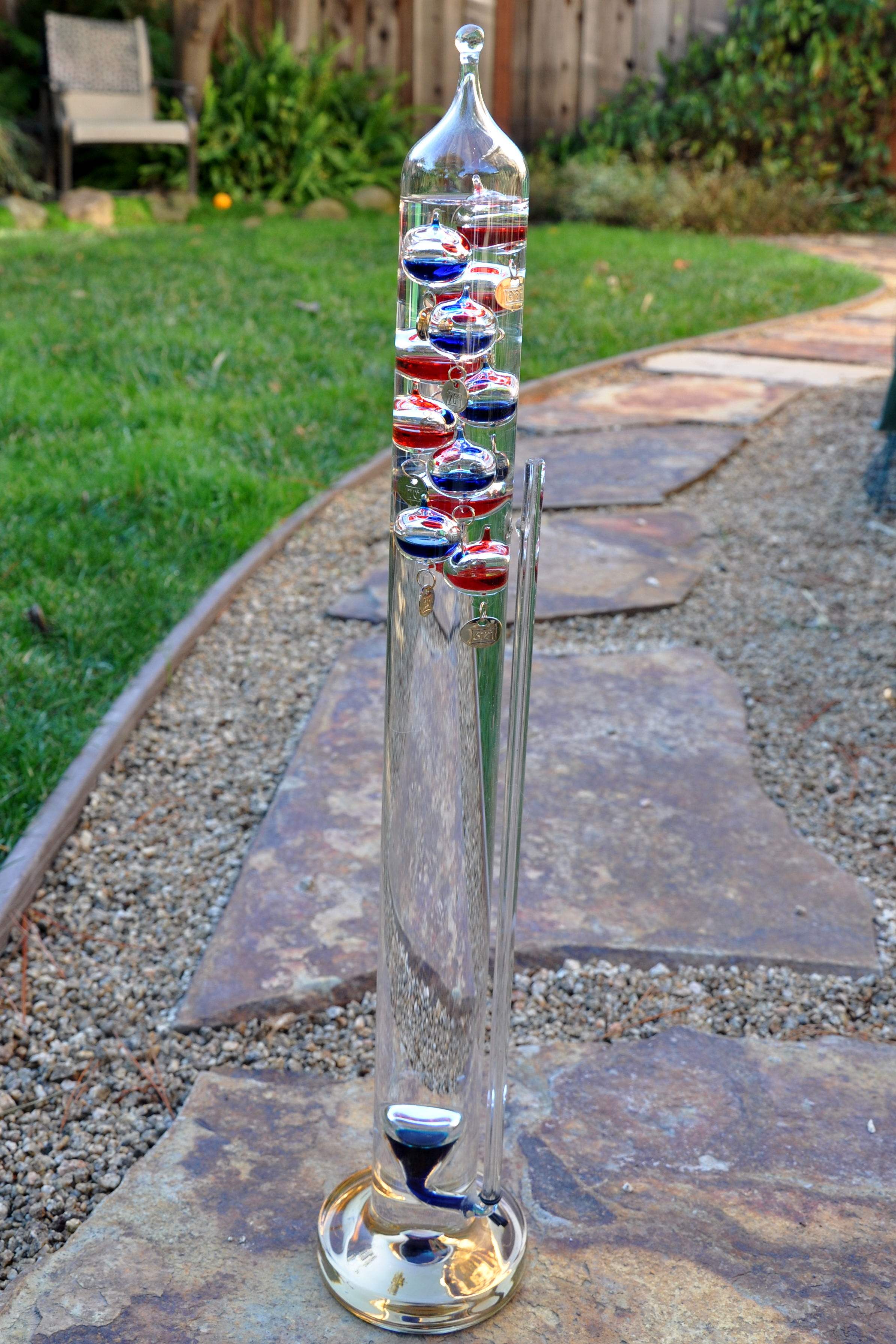 Galileo Thermometer, Out in the Cold