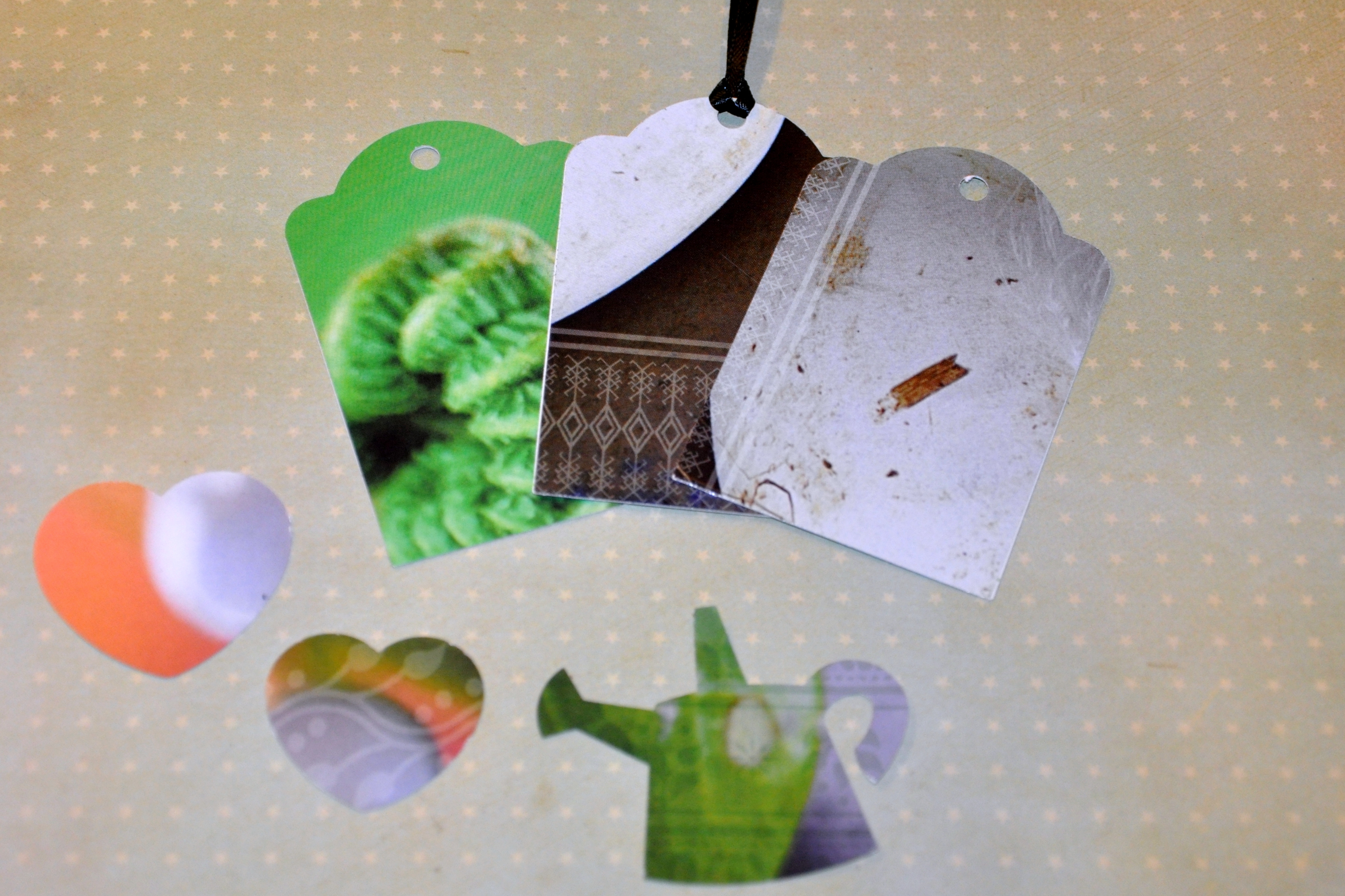 Assorted gift tags and labels