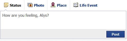 facebook snip how are you feeling