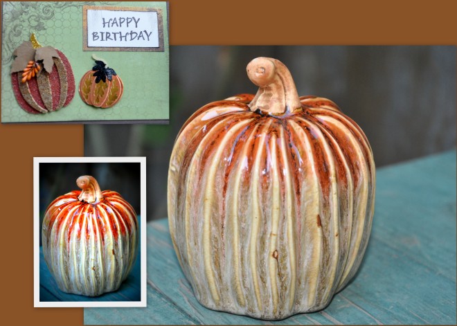 ceramic pumpkin