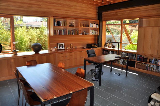 office and dining area