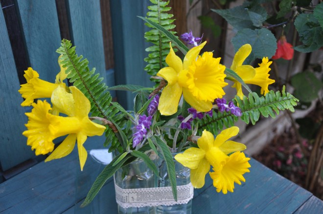 flowers in a vase on monday