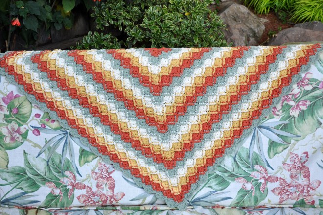 Bavarian Crochet Knee Rug