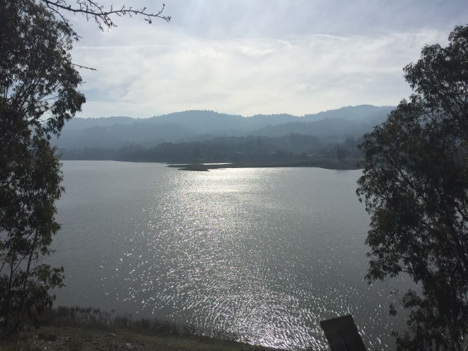 lexington reservoir and santa cruz mountains