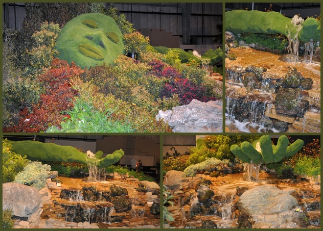 2015 garden show waterfall