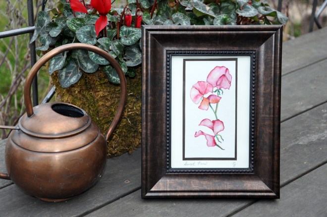 nicole meredith the art map sweet peas