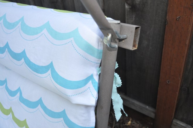 Covering the built-in cushion