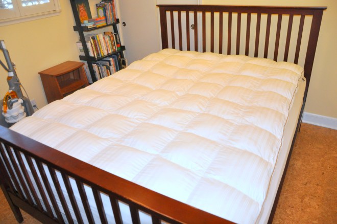 Bed frame cleaned and repaired