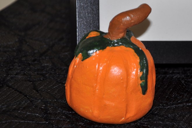 clay pumpkin