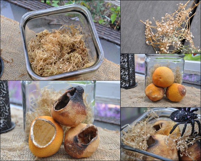 dried orange arrangement