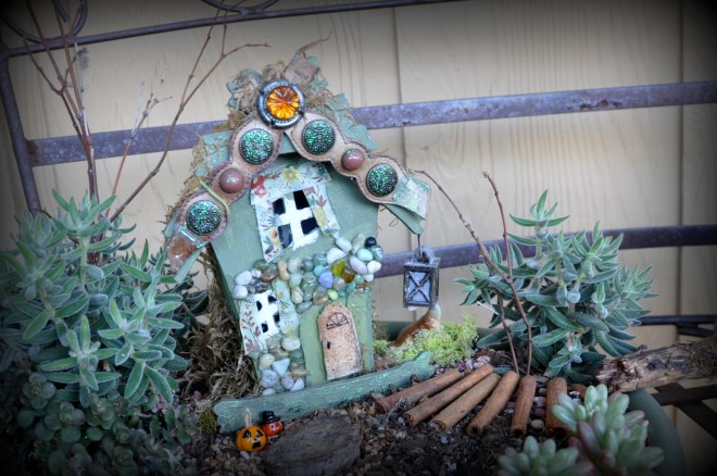 fairy garden halloween house