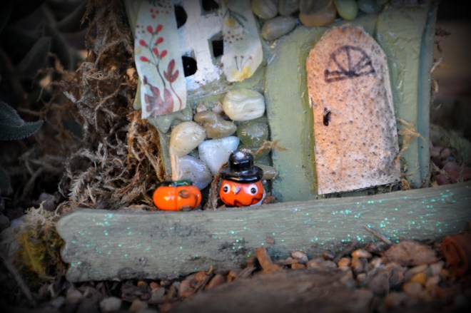 fairy garden pumpkins