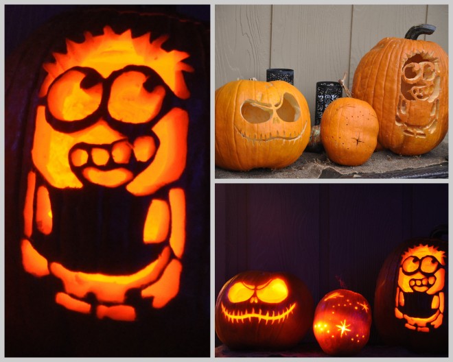 pumpkin carving collage 2015