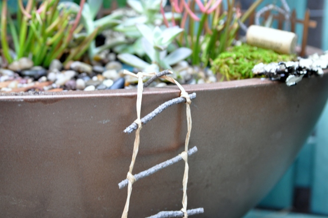 access-ladder-recycled-twigs
