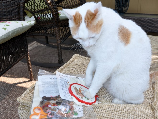 Mouse with embroidery