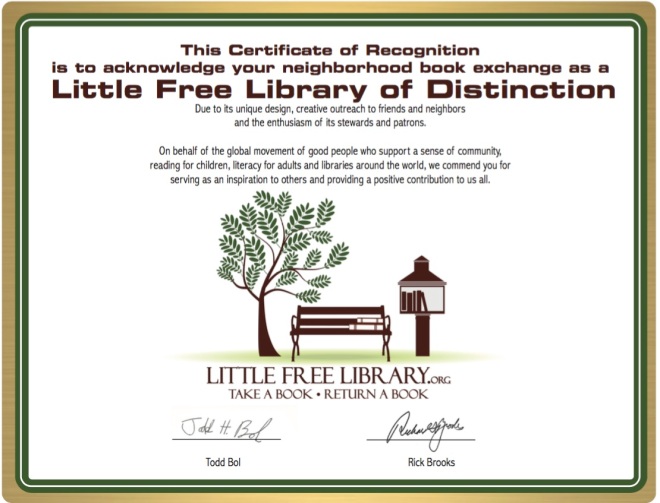 Little Free Library of Distinction