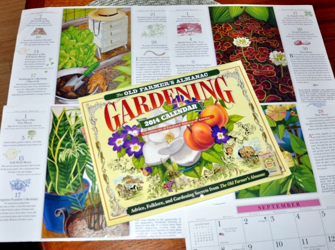 Old Farmer's Almanac Calendar 