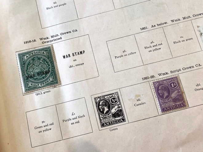 postage stamps Antigua