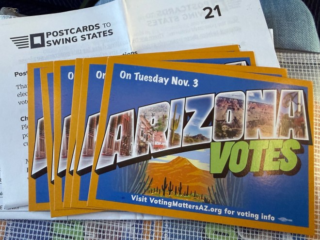 Get out the vote postcards